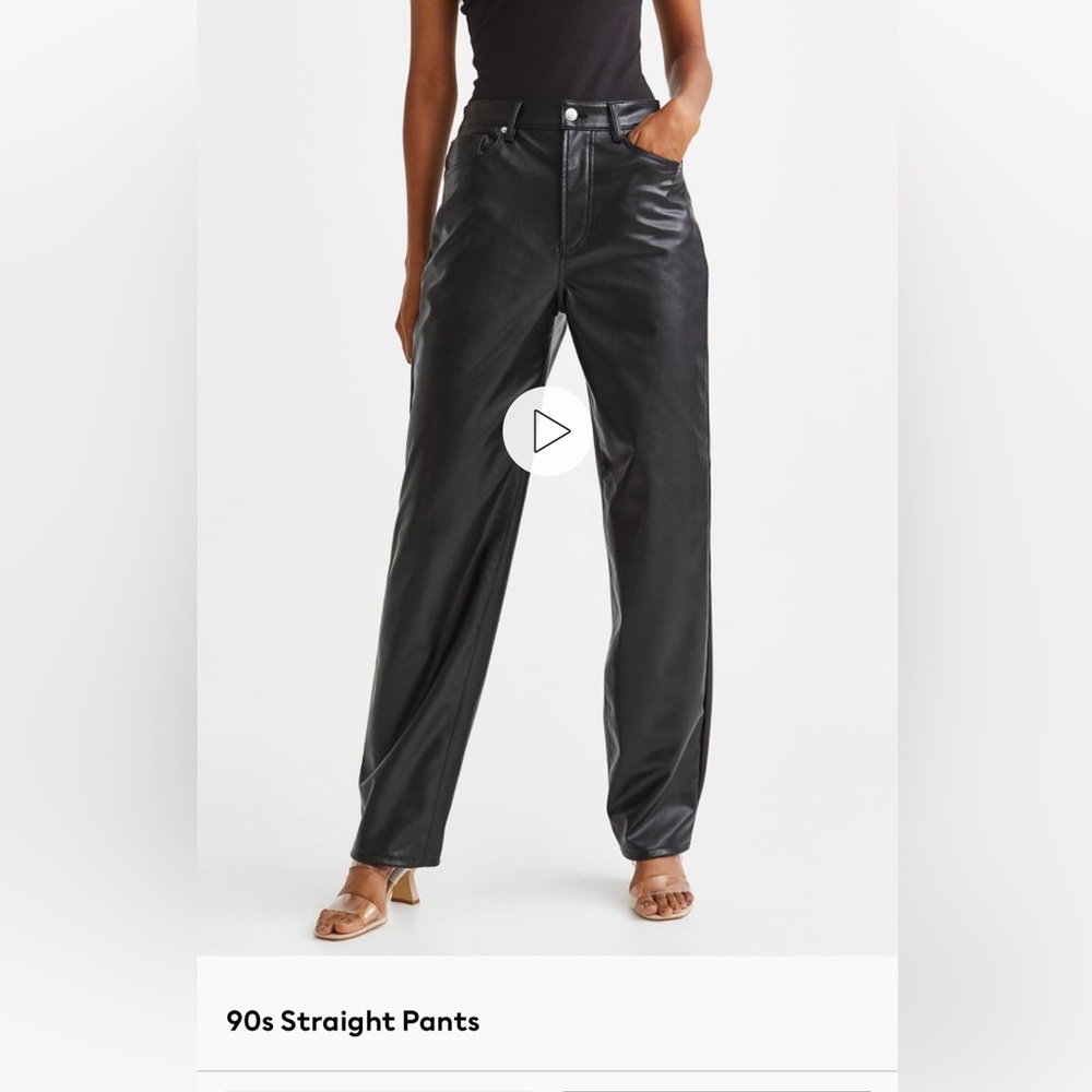 H&M leather pants
